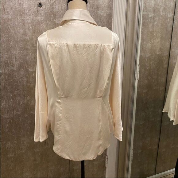 Ramy Brook 100% silk bar wing blouse, S - Picture 4 of 8